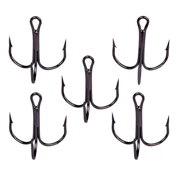 

5pcs/lot super sharp fishing bait hooks size 2/4/6/8/10 artificial black high carbon steel hooks lure bait hook fishin jllghq