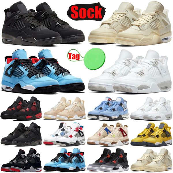 

4s shoe basketball shoes for mens womens infrared 4 black cat sail cactus jack university blue shimmer what the men trainers sports sneakers