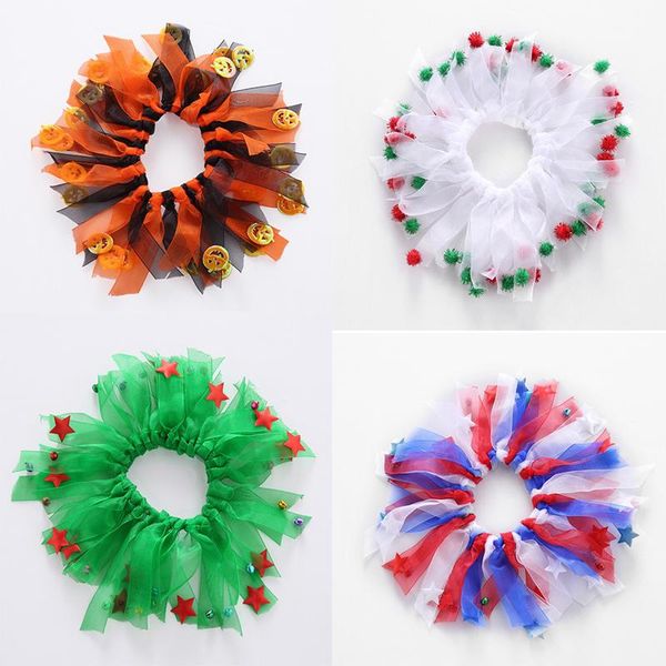 

dog collars & leashes collar clothes pet funny christmas halloween pumpkin scarf for supplies role cosplay ribbon hat