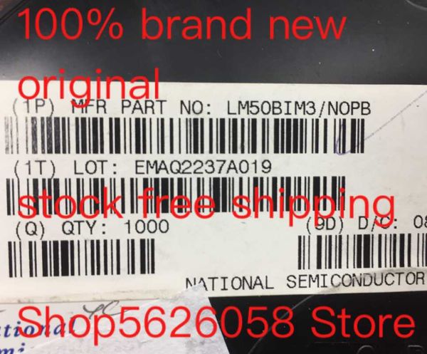 

smart power plugs lm50bim3/nopb lm50bim3 sot23 100% original 30pcs-800pcs/lot stock