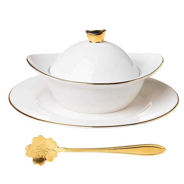 

mugs 1 set ceramic cubilose cup el restaurant dessert bowl steamed egg