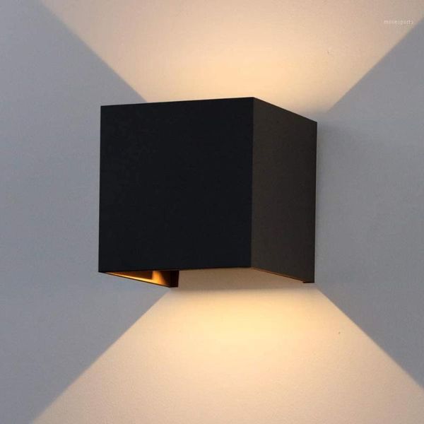 

wall lamp led outdoor waterproof garden lighting aluminum ac86-265 indoor bedroom living room stairs light1