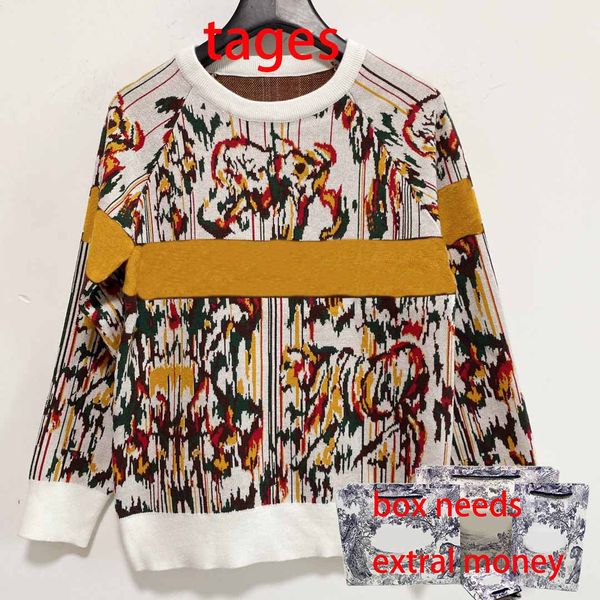 

fashion women's sweater casual pattern knit pullover lady 2021fw long sleeve ladys warm sweaters ladies clothing, White;black