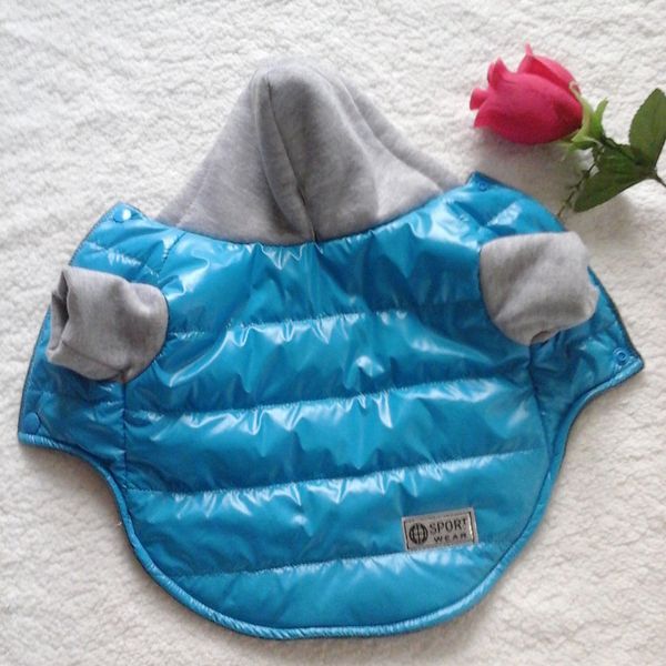 

dog winter cloth dog cotton et pu nisi spinning