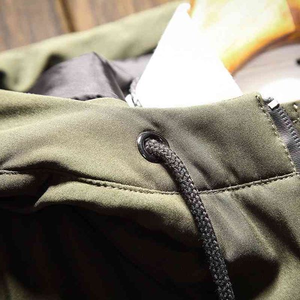 

Men's Down & Parkas COUTUDI Fashion Winter Jacket Hooded Warm Coats Long Thick Cotton Parka Hip Hop Trench Coat 6XL E63T# LWW1, Black