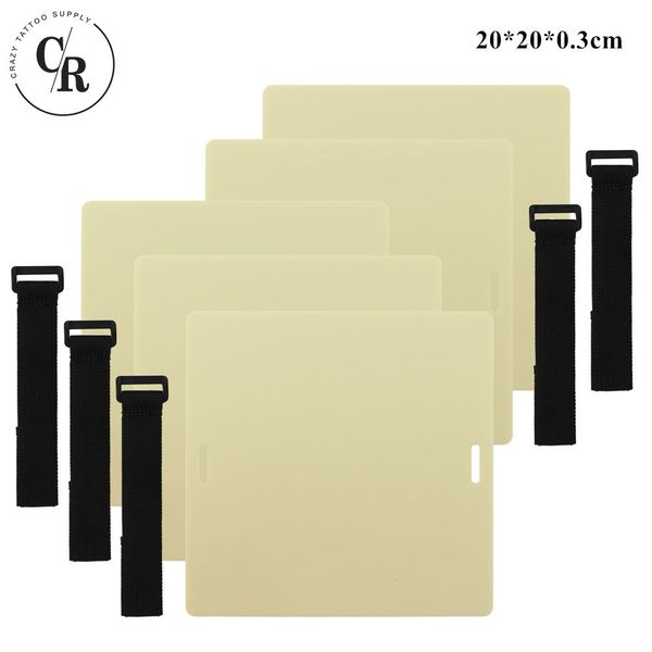 

3mm thick tattoo practice skin silicone pads with elastric strap blank fake skin practice for beginners tattoo supplies