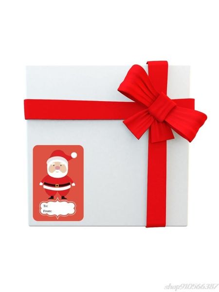 

gift wrap 250pcs 6 designs adhesive christmas name tags xmas stickers present seal labels decals o21 20 drop