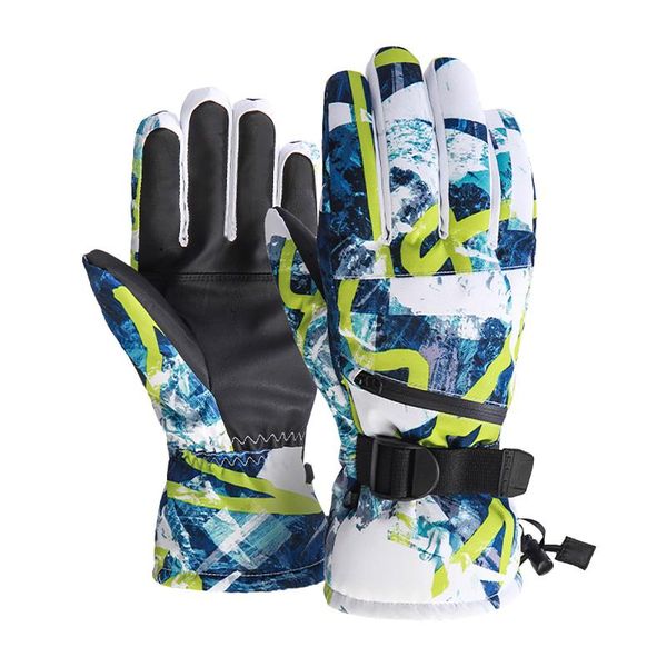 

ski gloves men and women warm waterproof riding controllable screen winter bike motorcycle skiing