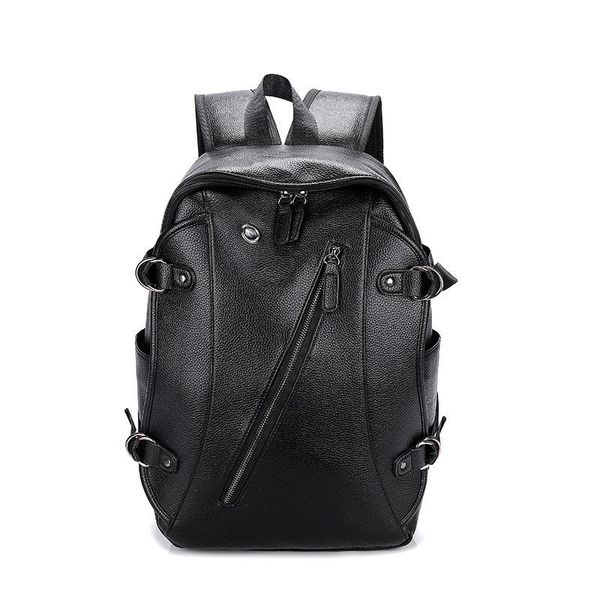 

backpack 2021 creative business korean student computer bag men's leisure short distance travel