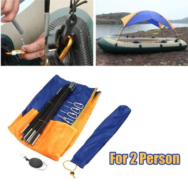 

inflatable kayak sun shade fishing canoe awning canopy foldable waterproof