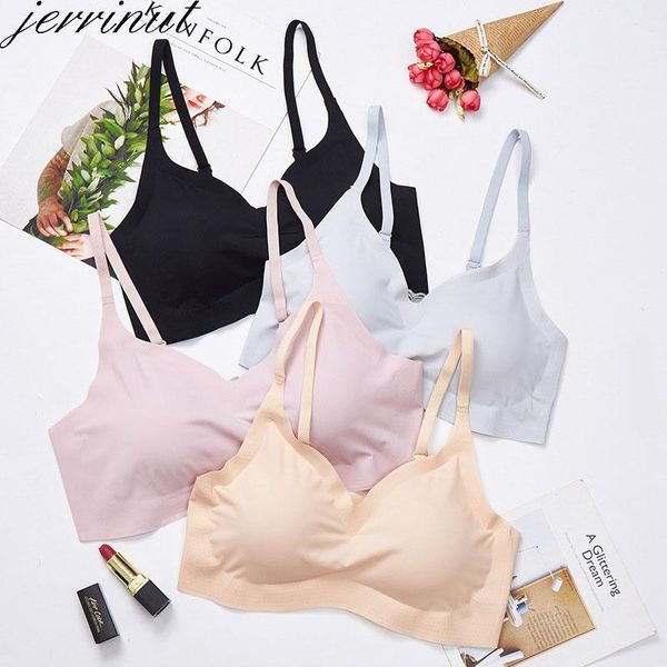 

jerrinut push up bra lace seamless bra wire breathable bh underwear women lingerie bras for women bralette, Red;black