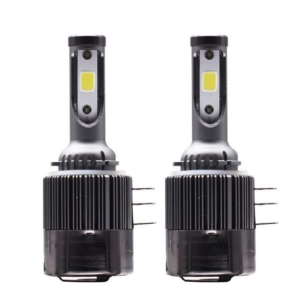 

car headlights h15 led headlight bulb drl high beam 110w 11000lm 6000k waterproof conversion kit white light super bright auto lamp replacem
