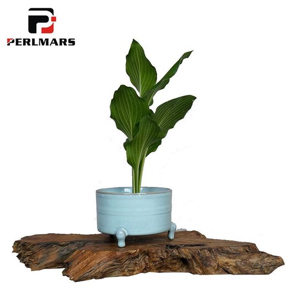 

vases chinese style flower arrangement pot celadon ru kiln incense burner ceramic planters hydroponics flowerpot home decor