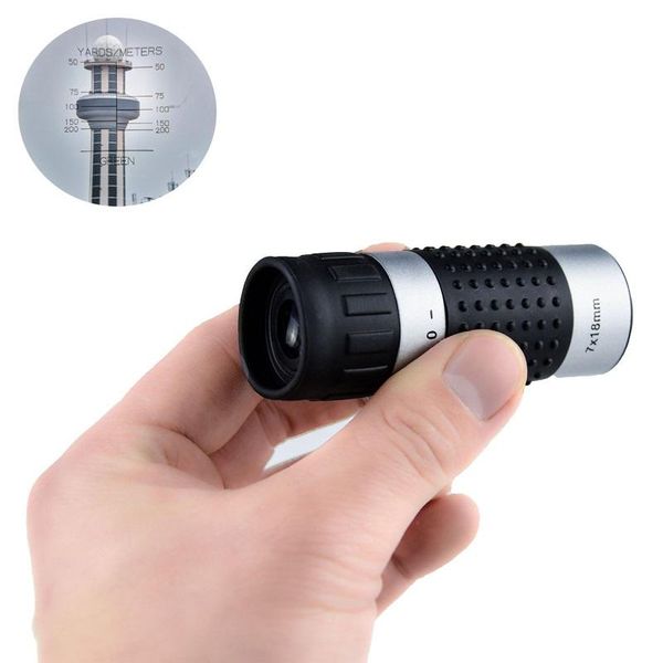 

telescope & binoculars 7x18 hd rangefinder golf monoculars low light mini portable outdoor