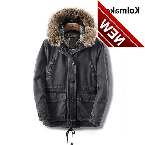 

2019 winter men jacket men's down coat fashion casual hooded thicken parkas classic thickened keep warm coats, Black