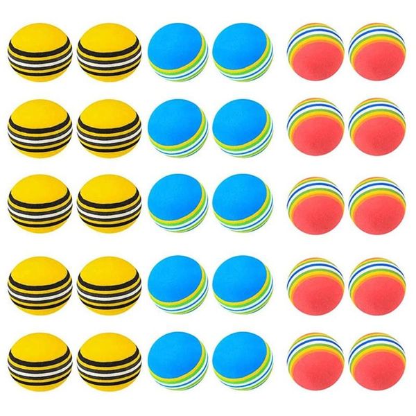 

golf balls 30pcs eva training practice soft for indoor outdoor