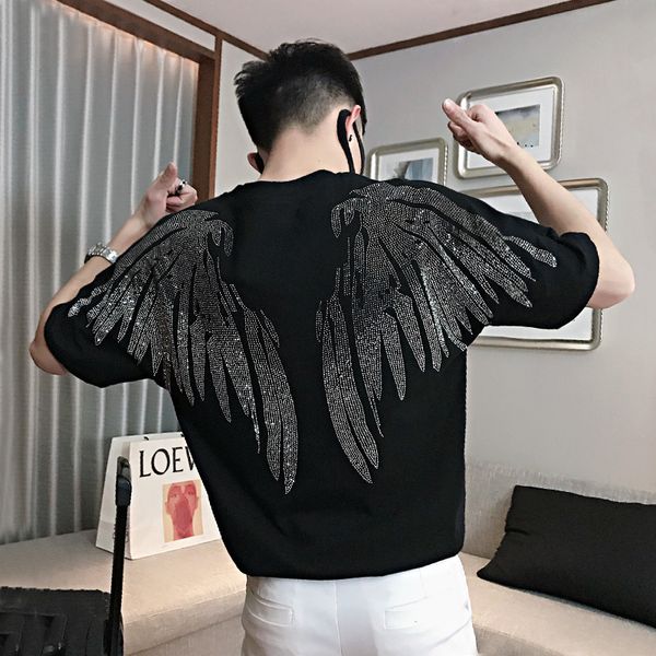 

2021 luxury streetwear social with short sleeves t male shirt 89kb, White