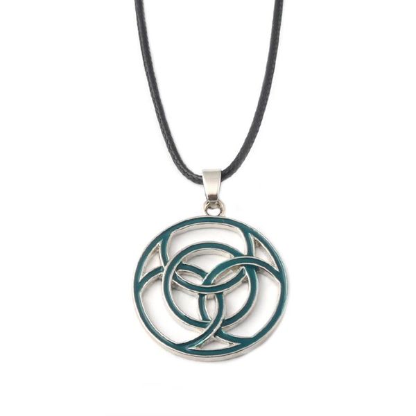 

pendant necklaces game horizon dawn necklace woman man hollow chain jewelry cosplay accessories gift, Silver