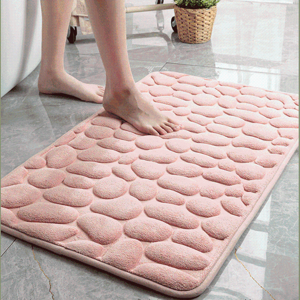 

bath mats cobblestone embossed bathroom mat carpets in toilet wash basin bathtub side floor rugs shower room doormat memory foam pad