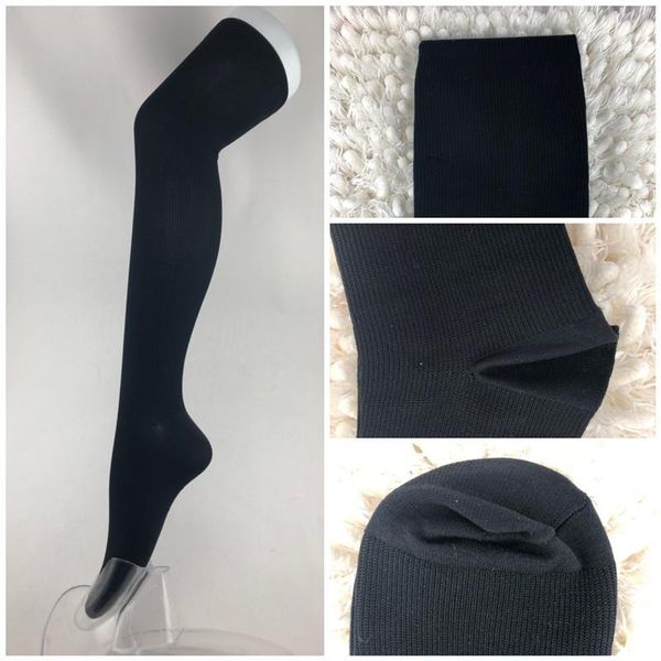 

socks & hosiery high elastic compression stockings 15-21 pressure quality professional outdoor sport comfortable man women, Black;white