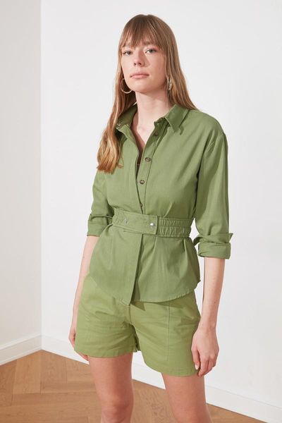 

women's jackets trendyol arched jacket twoss21ce0078, Black;brown