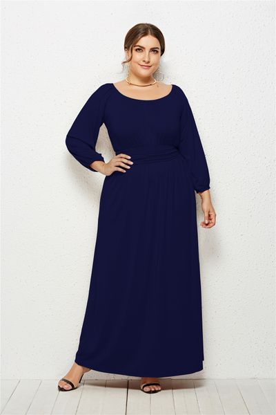 

fashion dress bat sleeve women's plus size strapless, Black