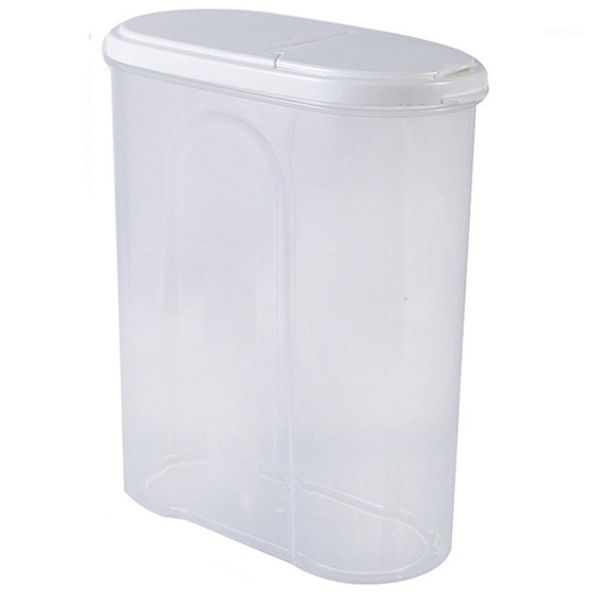 

storage bottles & jars plastic kitchen cereal dispenser refrigerator box dry rice container flour grain bottle