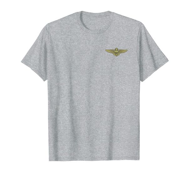 

navy wings - naval aviator officer wings of gold t-shirt, White;black