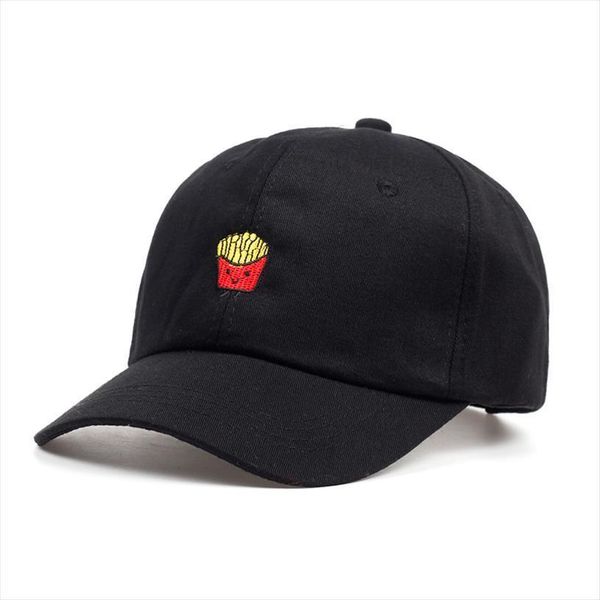 

fries embroidery dad hat women men hip hop snapback baseball cap trucker summer black white pink, Blue;gray