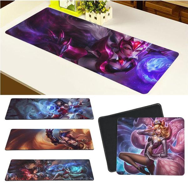 

mouse pads & wrist rests maiya league of legends ahri silicone large/small pad to game large keyboards mat