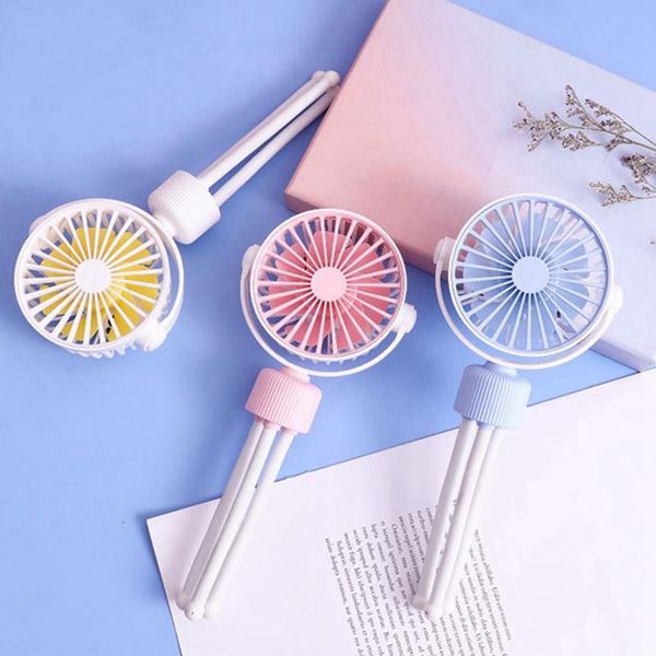 

mini fan rechargeable usb portable handheld fan with holder function small deskusb cooling fans