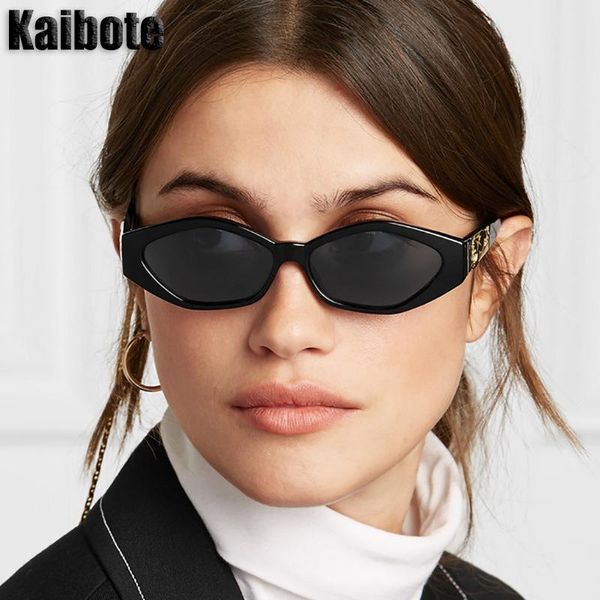 

sunglasses kaibote s-1170 retro ladies small frame uv protection fashion cat eye sun eyeglasses for women outdoor eyewear female, White;black