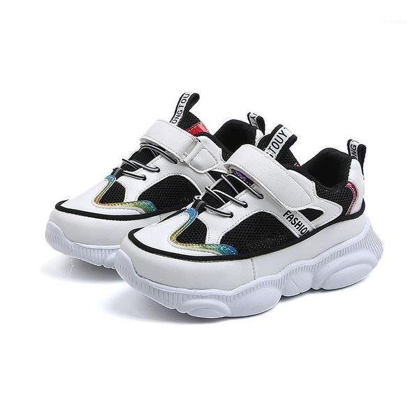 

athletic & outdoor kids shoes baby children sports for boys girls toddler flats sneakers fashion casual infant shoe 26-361, Black