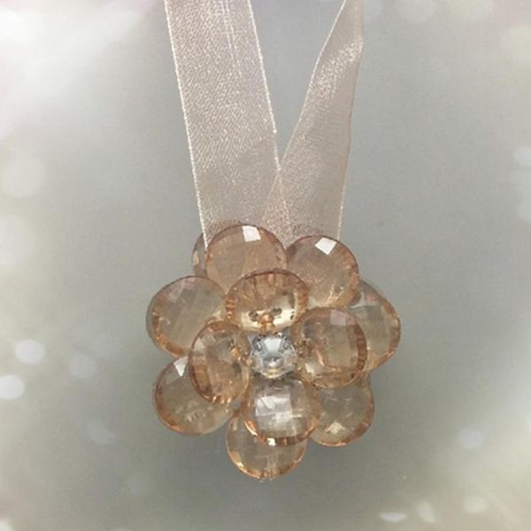 

flower shape curtains tieback magnet curtains buckle curtain accessories