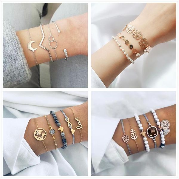 

pearl bracelet for women bohemian style inlaid zircon beaded tassel bracelet jewellery accesorios wholesale pulseras kpop, Black