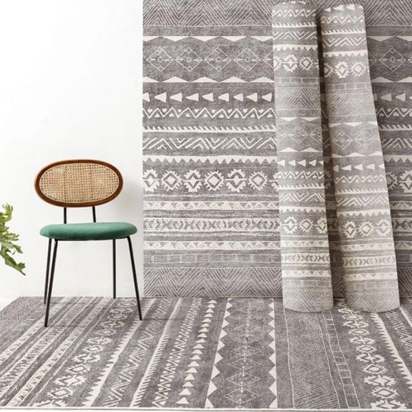 

carpets bohemian carpet printed flannel area rug room floor non-slip for living bedroom home decorative tapis