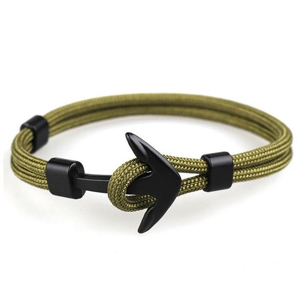 

tangyin 2018 new fashion survival rope chain multilayer anchor charm bracelets and bangles men women gift sport hooks na jllclv