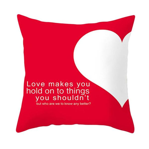

pillow case square decor throw lovers couple cartoon pattern sweetheart cover for home pillowcase 45*45cm