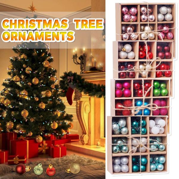 

party decoration christmas balls 99pcs ball baubles xmas tree decorations hanging ornament decor navidad decoraciÃ³n
