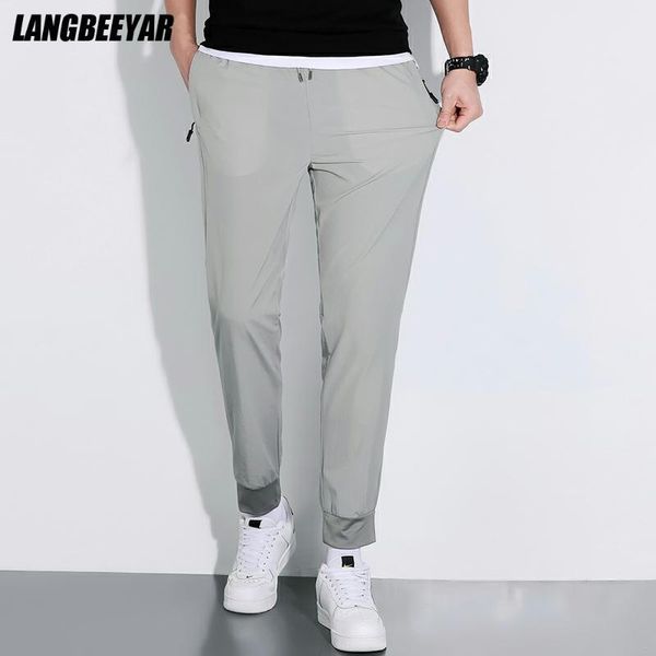 

men's pants brand casual fashion streetwear teens long jogger men breathable wind proof trousers comfortable mens clothing 2021, Black