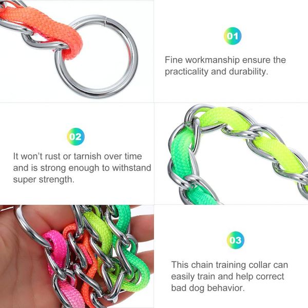 

cat collars & leads 1pc delicate puppy pulling strap collar metallic colored nylon pet
