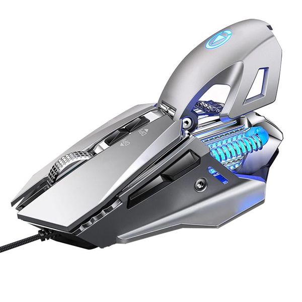 

mice e-sports mouse 7200 dpi wired gaming for pc laphome office with brushed metal bottom plate 2021