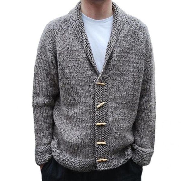 

men's sweaters men anti-shrink spring coat warm long sleeve stylish knitted, White;black