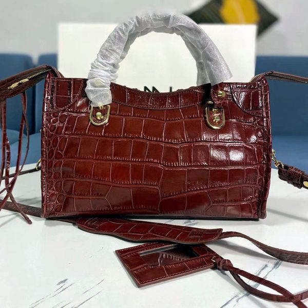 

70% off design handbag luxury design vintage rivet bag, women's tassel large capacity leather tote bag l67e