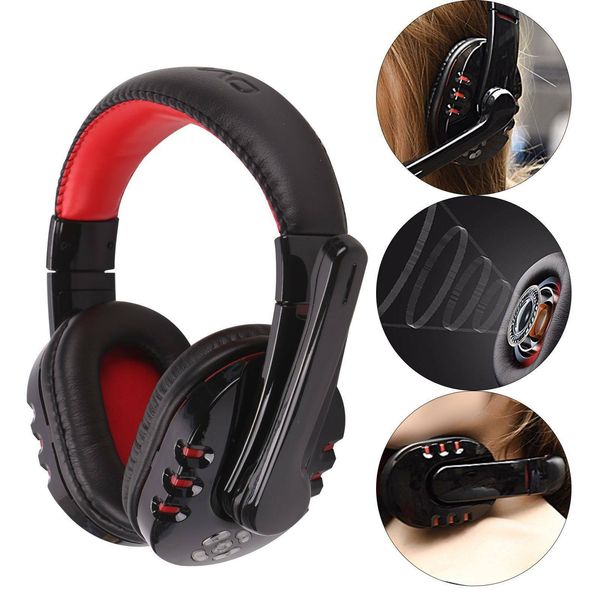 OVLENG V8-1 Bass Cuffie Bluetooth Cuffie aliene wireless pieghevoli Cuffie over-ear Auricolari ET con microfono esterno per telefono PC TV Giochi