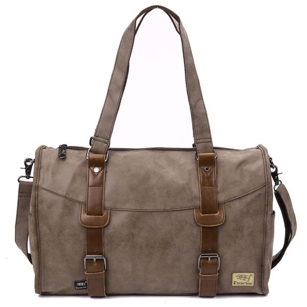 

three boxes men's travel bag lapbusiness bag handbag leather desk shoulder handbag