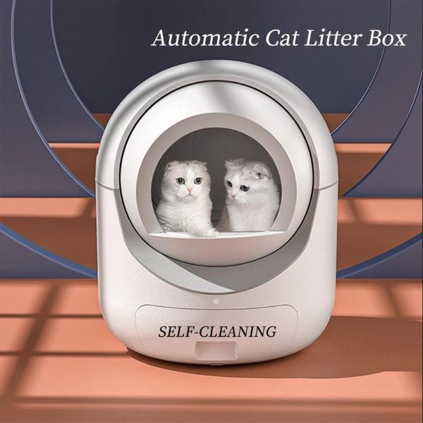 

other cat supplies xl anti-splash automatic litter box self cleaning toilet closed filler sandboxes robot deodorant pet large