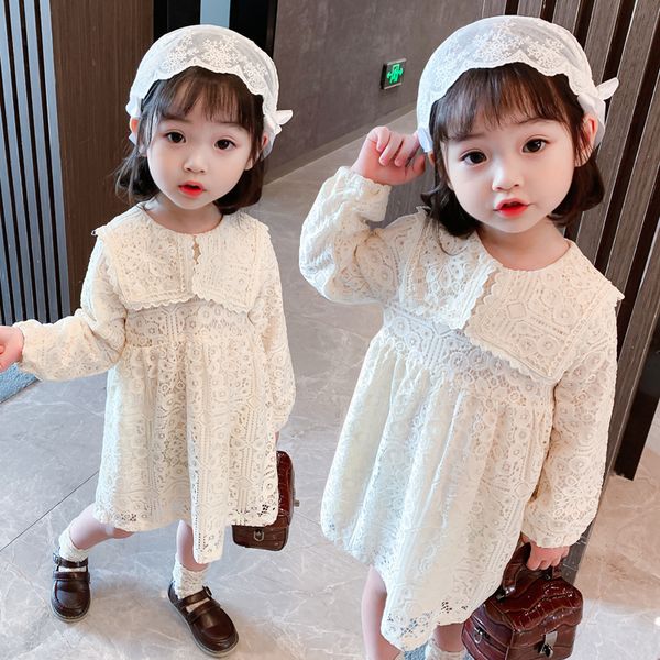 

2021lacepringlong-sleevedressesfancyprincessdressesforgirlschildrenclothesgirlelegantcostumebirthdaydresskids, Red;yellow