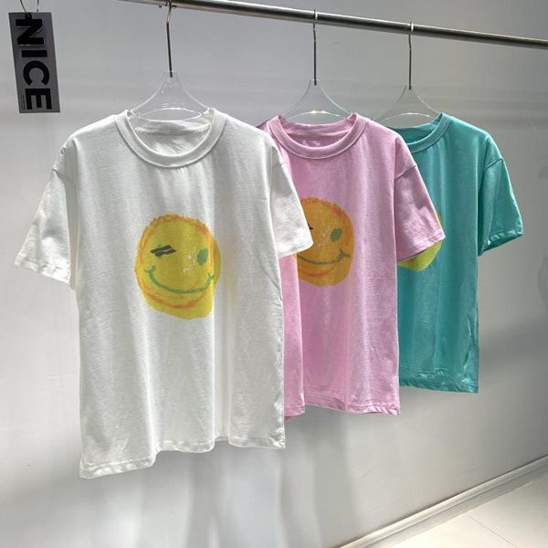 

women's t-shirt mosimolly cartoon print tshirt women o neck short sleeve white cotton basic shirt female 2021