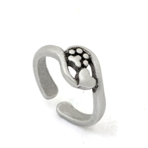 

love dog seal ring lovely creative female, Silver